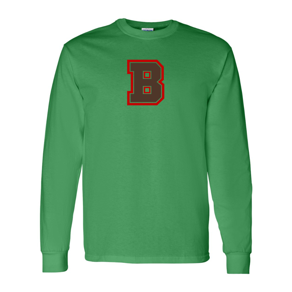 Men's Brown Bears Gildan Heavy Cotton Long Sleeve T-Shirt