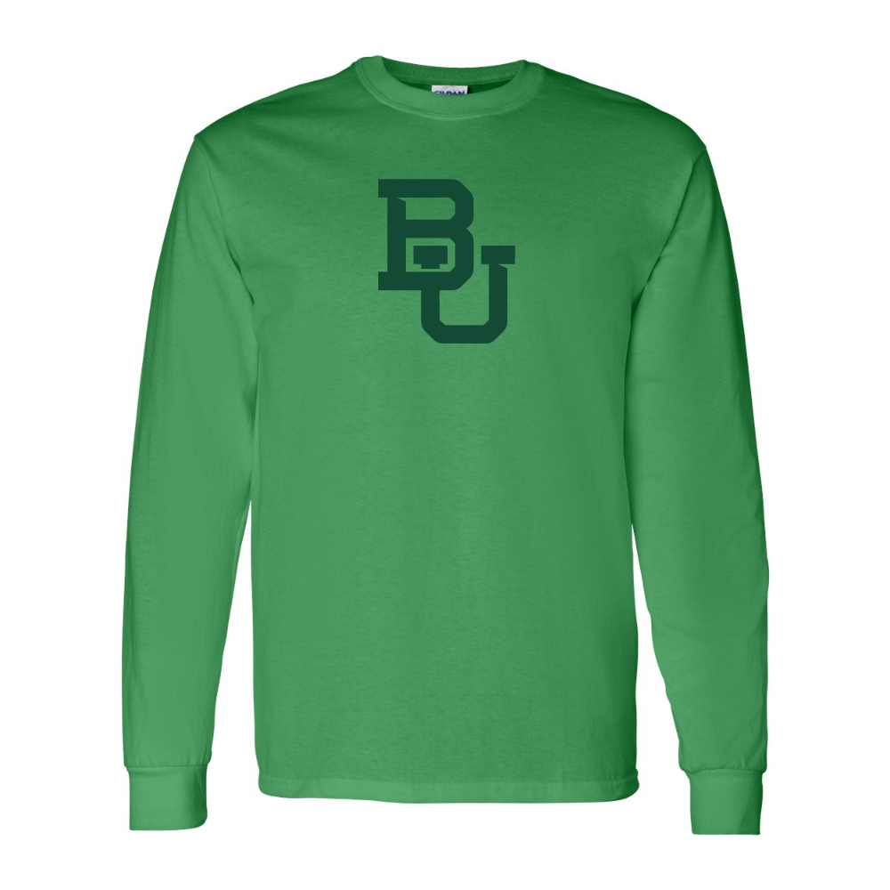 Men's Baylor Bears Gildan Heavy Cotton Long Sleeve T-Shirt