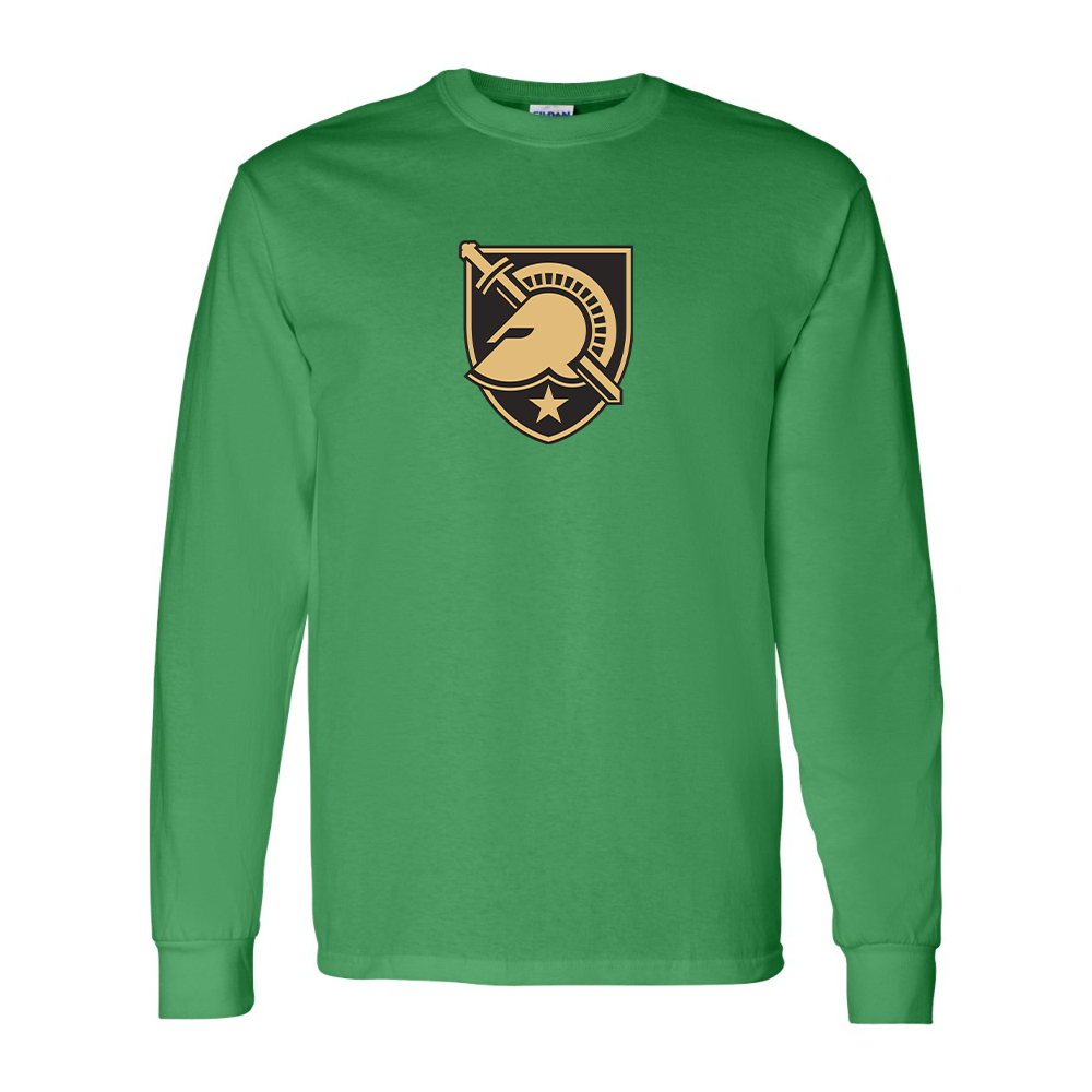 Men's Army Black Knights Gildan Heavy Cotton Long Sleeve T-Shirt