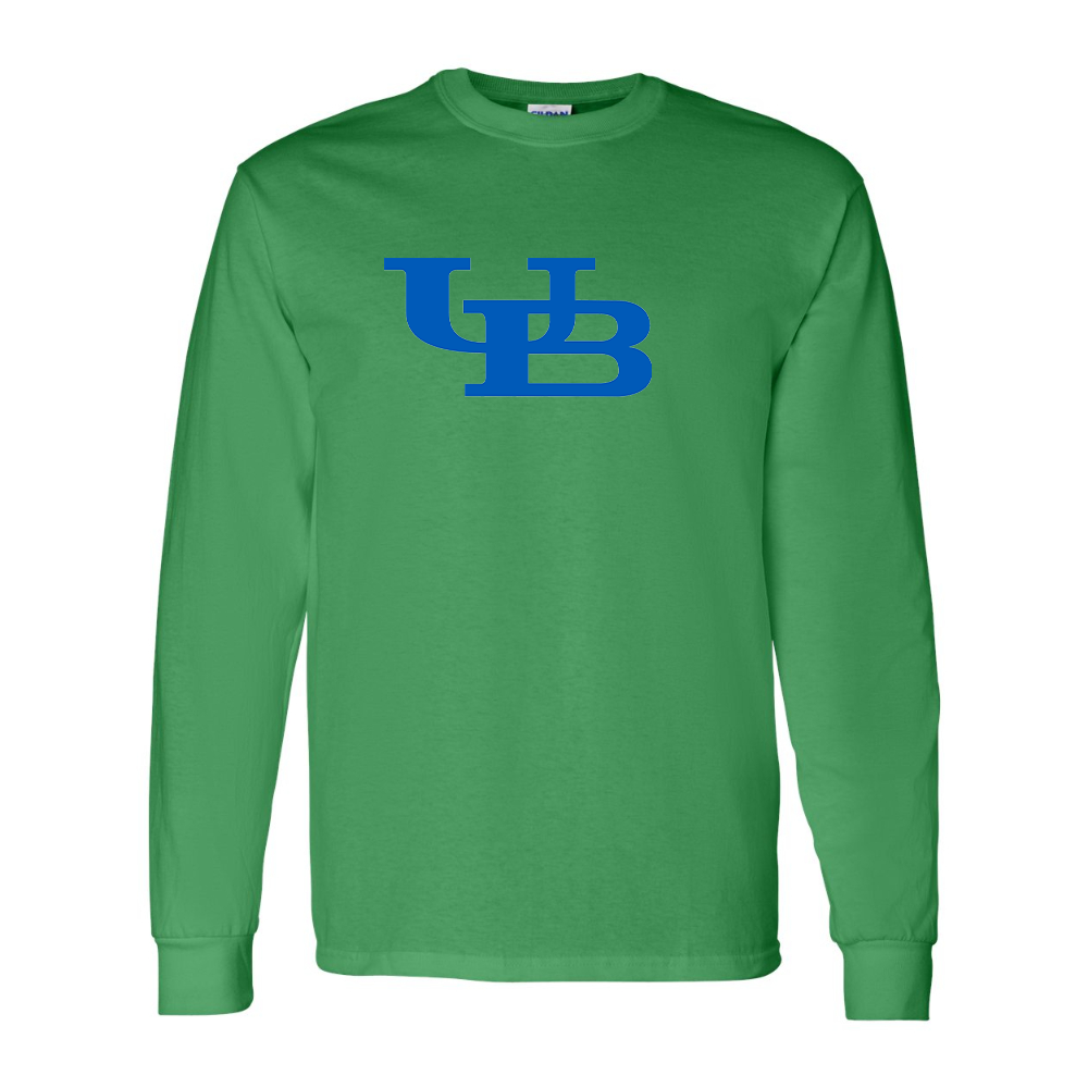 Men's Buffalo Bulls Gildan Heavy Cotton Long Sleeve T-Shirt