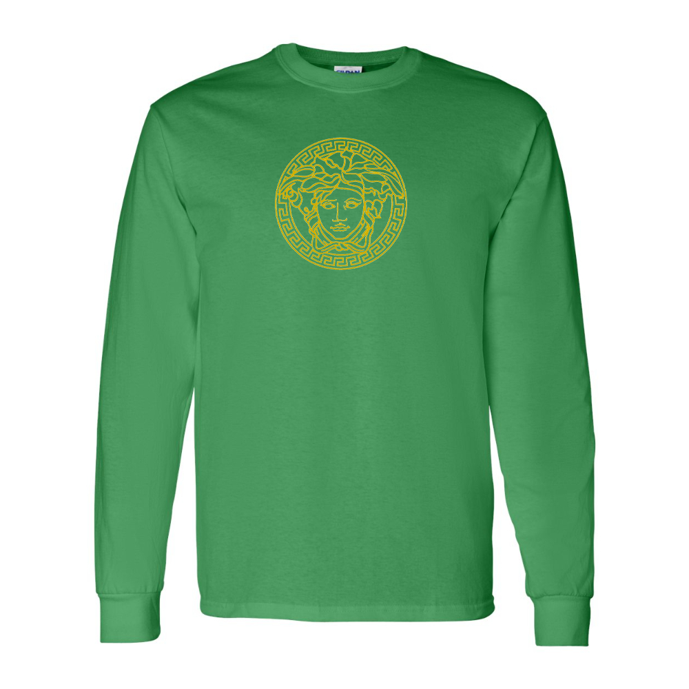Men's Versace Thumbnail Gildan Heavy Cotton Long Sleeve T-Shirt