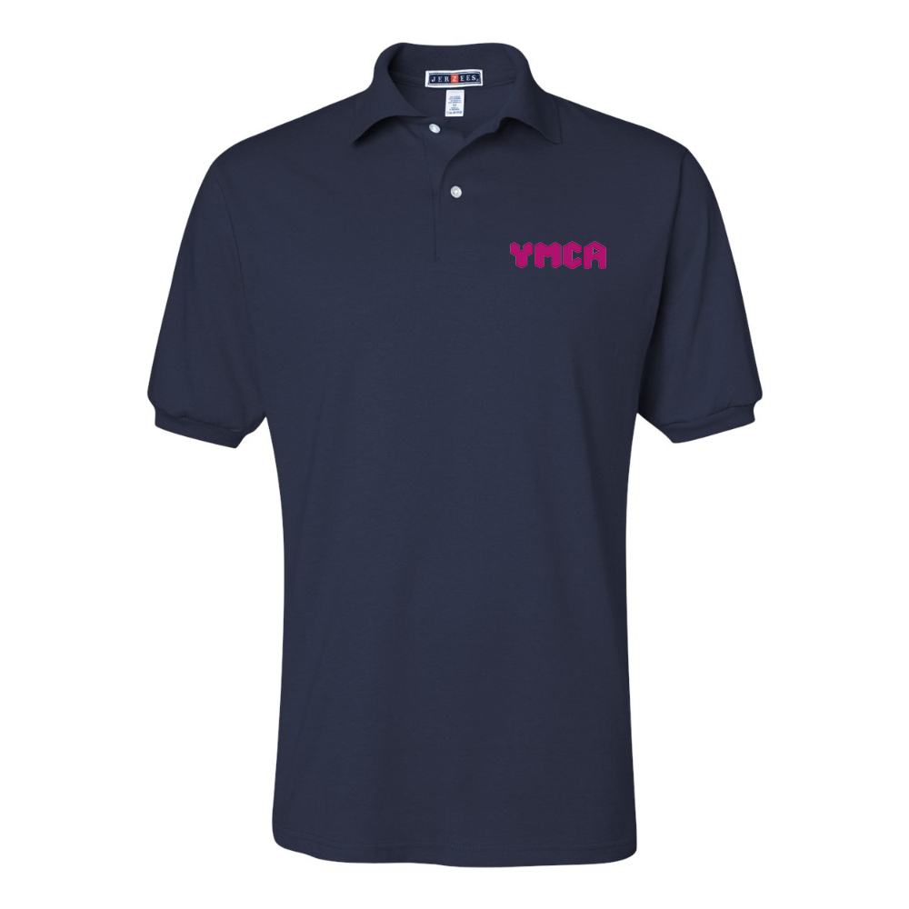 Men's YMCA Mauve JERZEES SpotShield polo