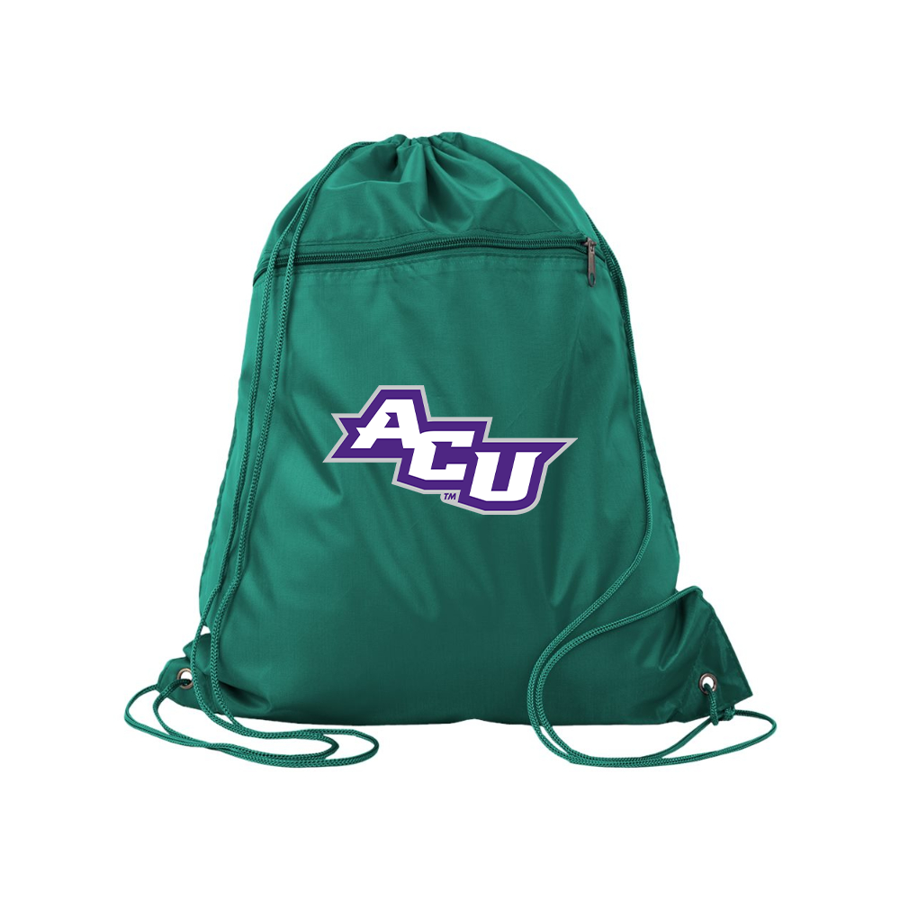 Abilene Christian Wildcats Q-Tees - Polyester Cinchpack