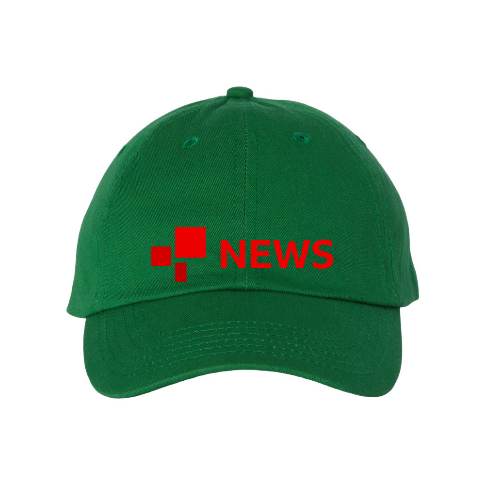 BBC News Valucap Adult Bio-Washed Classic Dad Hat