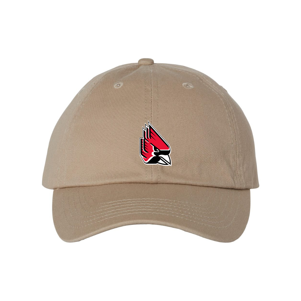 Ball State Cardinals Valucap Adult Bio-Washed Classic Dad Hat