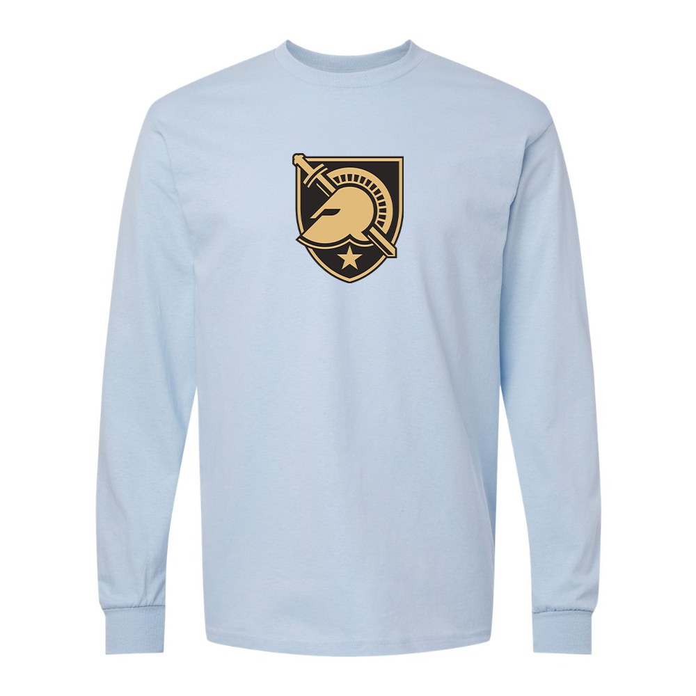 Men's Army Black Knights Gildan Heavy Cotton Long Sleeve T-Shirt