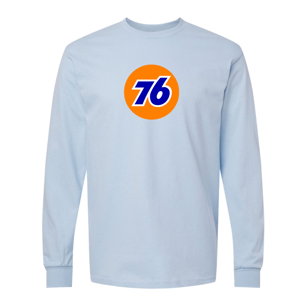 Men's 76 Gas Station Gildan Heavy Cotton Long Sleeve T-Shirt