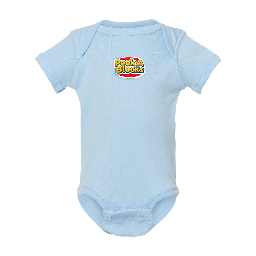 Peek A Blocks Rabbit Skins Infant Baby Rib Bodysuit