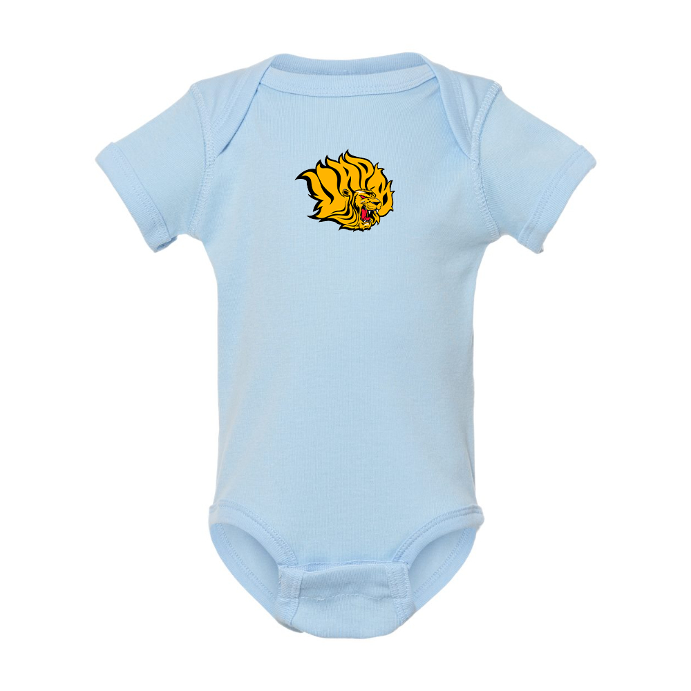 Arkansas PB Golden Lions Rabbit Skins Infant Baby Rib Bodysuit