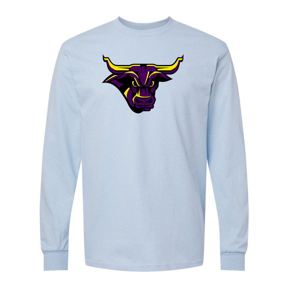 Men's Minnesota State Mavericks Gildan Heavy Cotton Long Sleeve T-Shirt