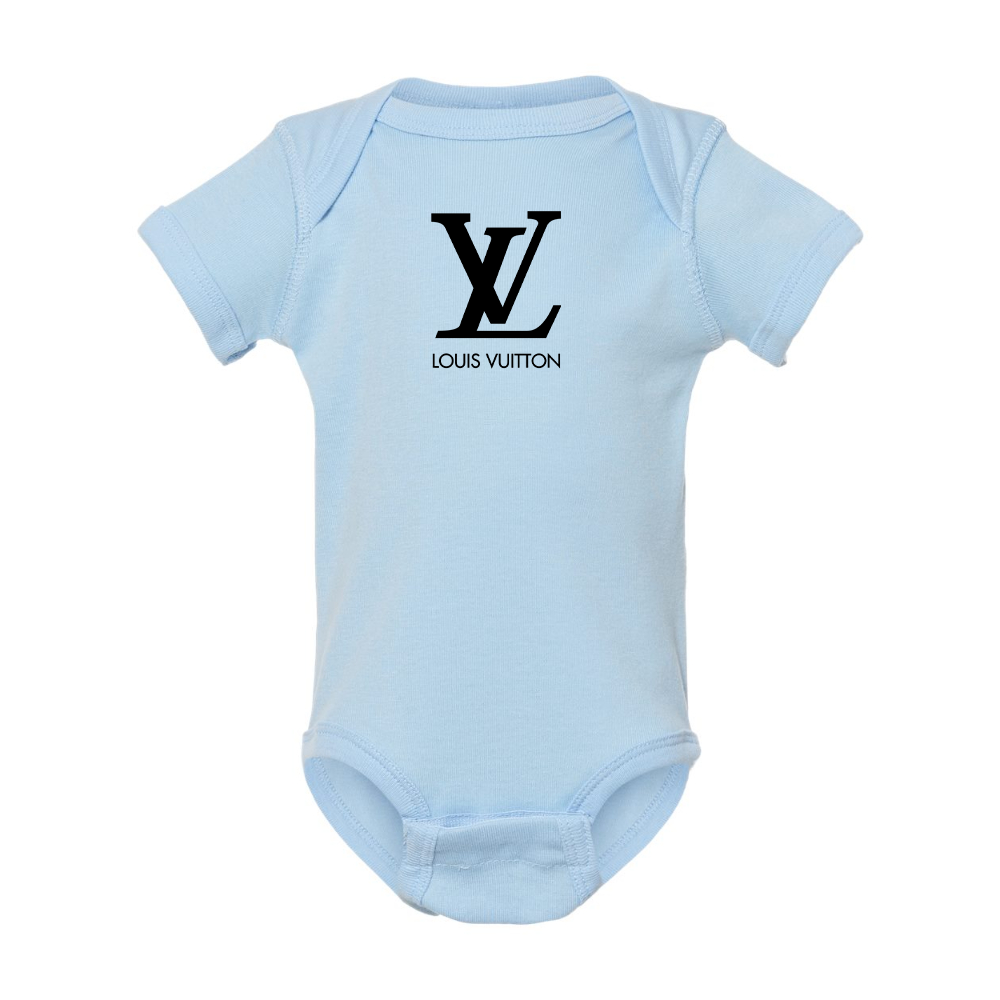 Louis Vuitton Rabbit Skins Infant Baby Rib Bodysuit