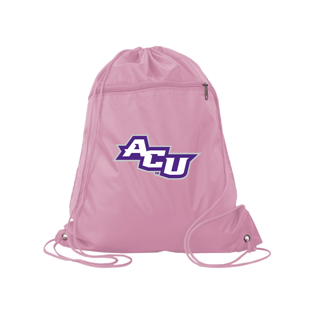 Abilene Christian Wildcats Q-Tees - Polyester Cinchpack