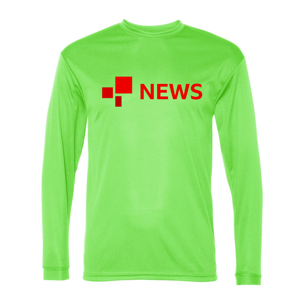 Men's BBC News Performance Long Sleeve T-Shirt