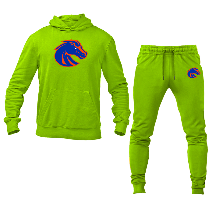Men's Boise State Broncos Hoodie Joggers Set