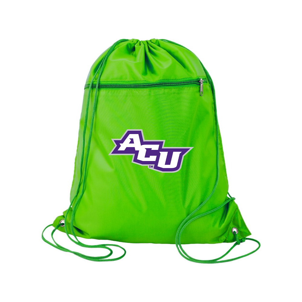 Abilene Christian Wildcats Q-Tees - Polyester Cinchpack