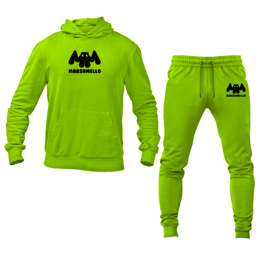 Men's Marshmello Logo Hoodie Joggers Set