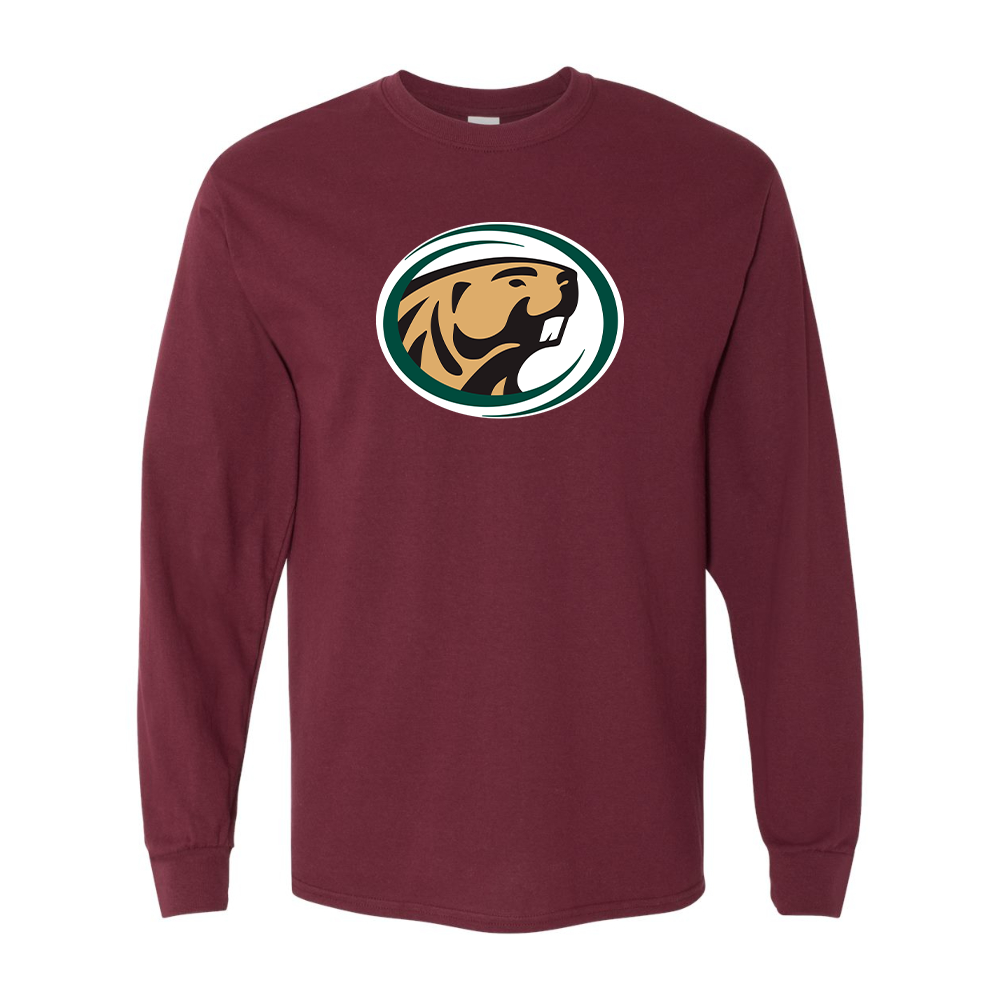 Men's Bemidji State Beavers Gildan Heavy Cotton Long Sleeve T-Shirt