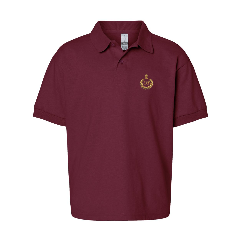 Youth IPS India Gildan Dry Blend Jersey Polo