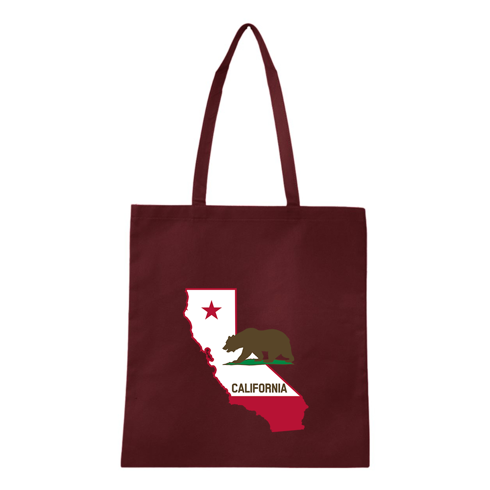 California Bear Map Q-Tees Non-Woven Tote