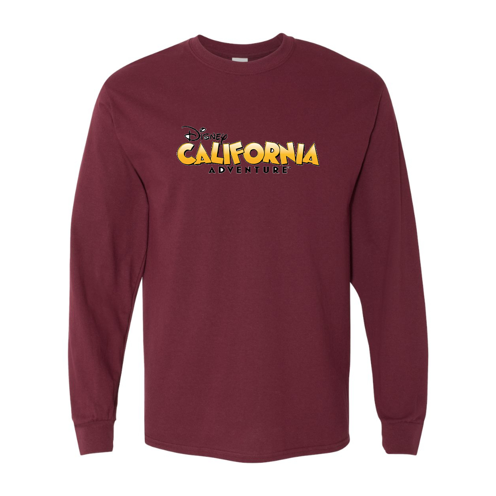 Men's Disney California Adventure Gildan Heavy Cotton Long Sleeve T-Shirt
