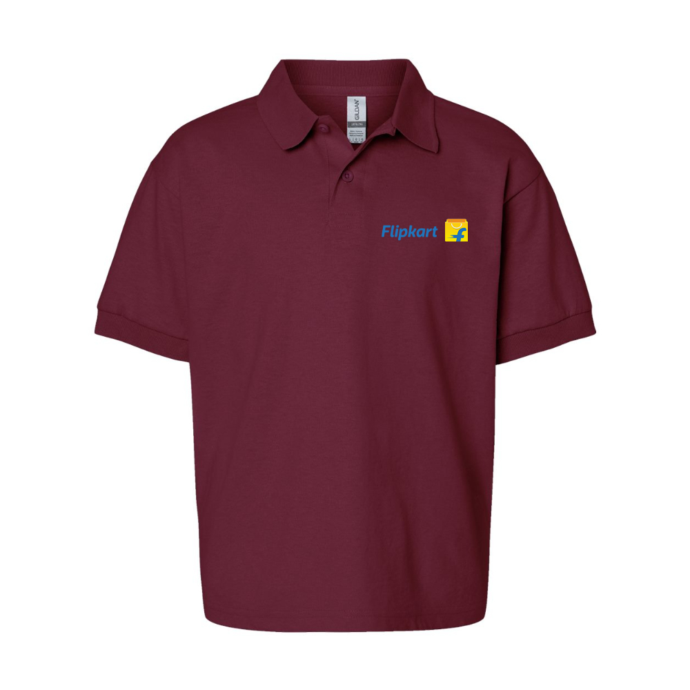 Youth Flipkart Gildan Dry Blend Jersey Polo