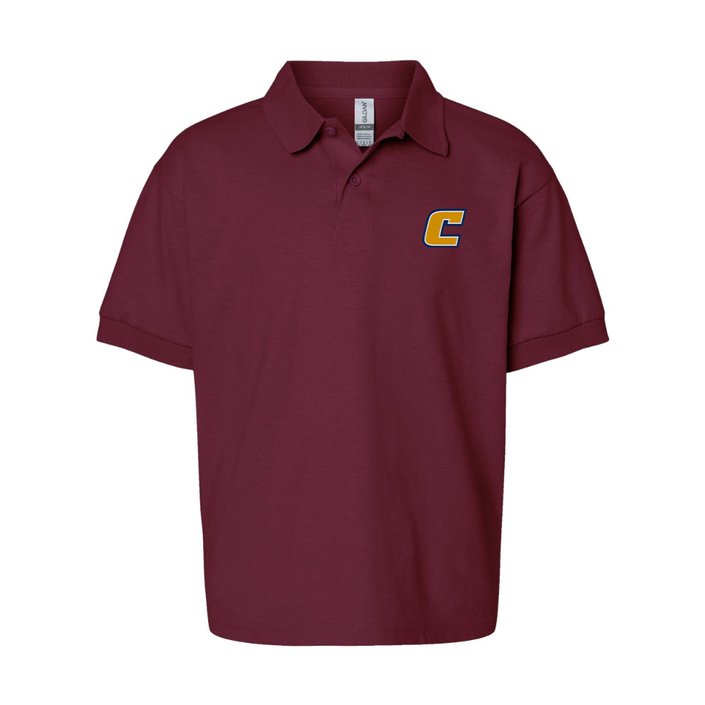 Youth Chattanooga Mocs Gildan Dry Blend Jersey Polo