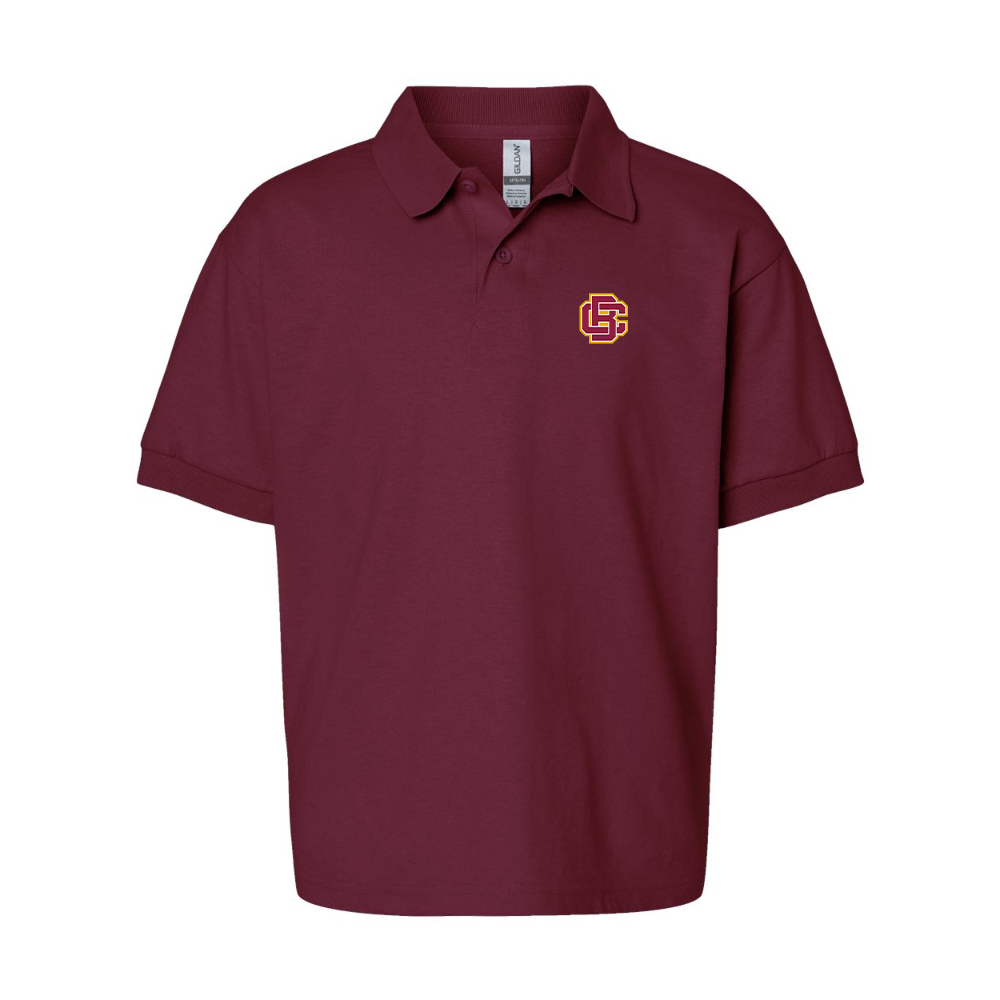 Youth Bethune Cookman Wildcats Gildan Dry Blend Jersey Polo
