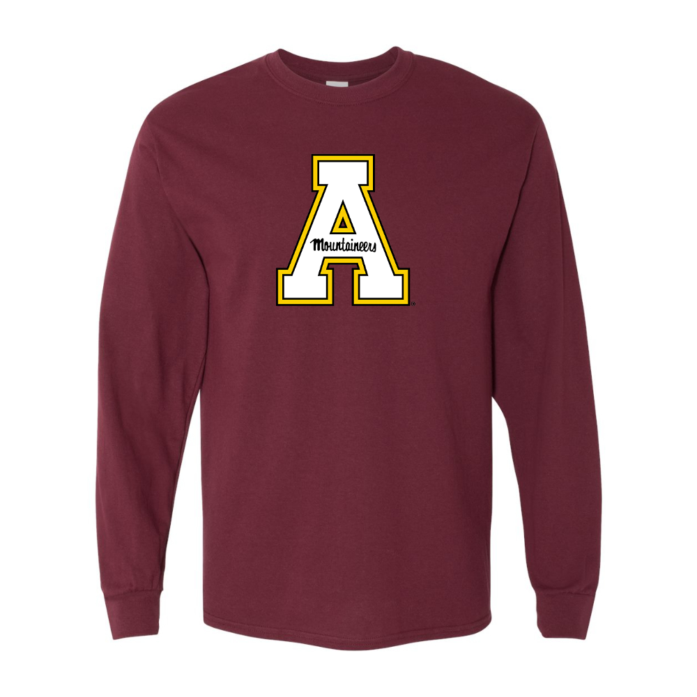 Men's Appalachian State Mountaineers Gildan Heavy Cotton Long Sleeve T-Shirt