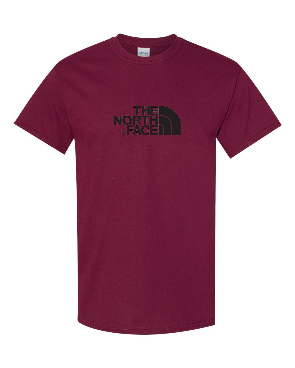 Men's The North Face Black Gildan Heavy Cotton T-Shirt