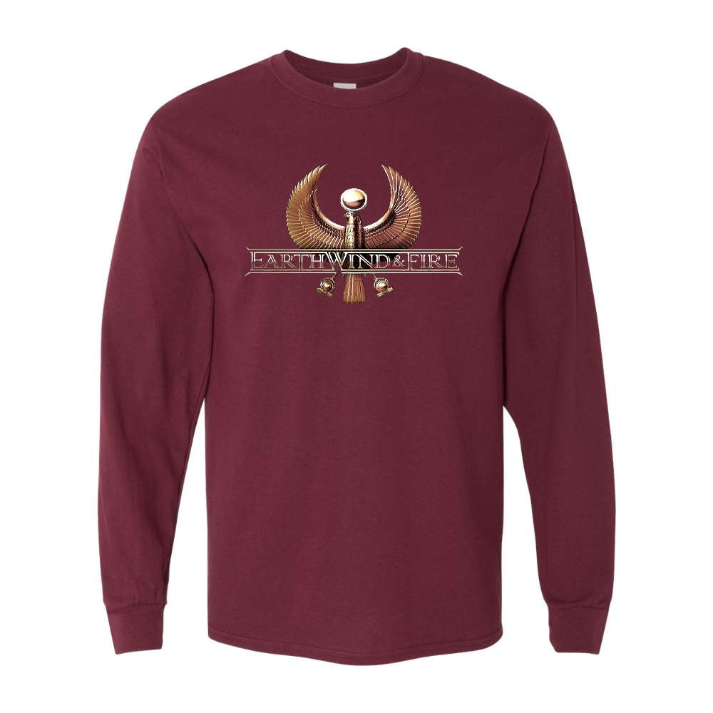 Men's Earth Wind & Fire Gildan Heavy Cotton Long Sleeve T-Shirt