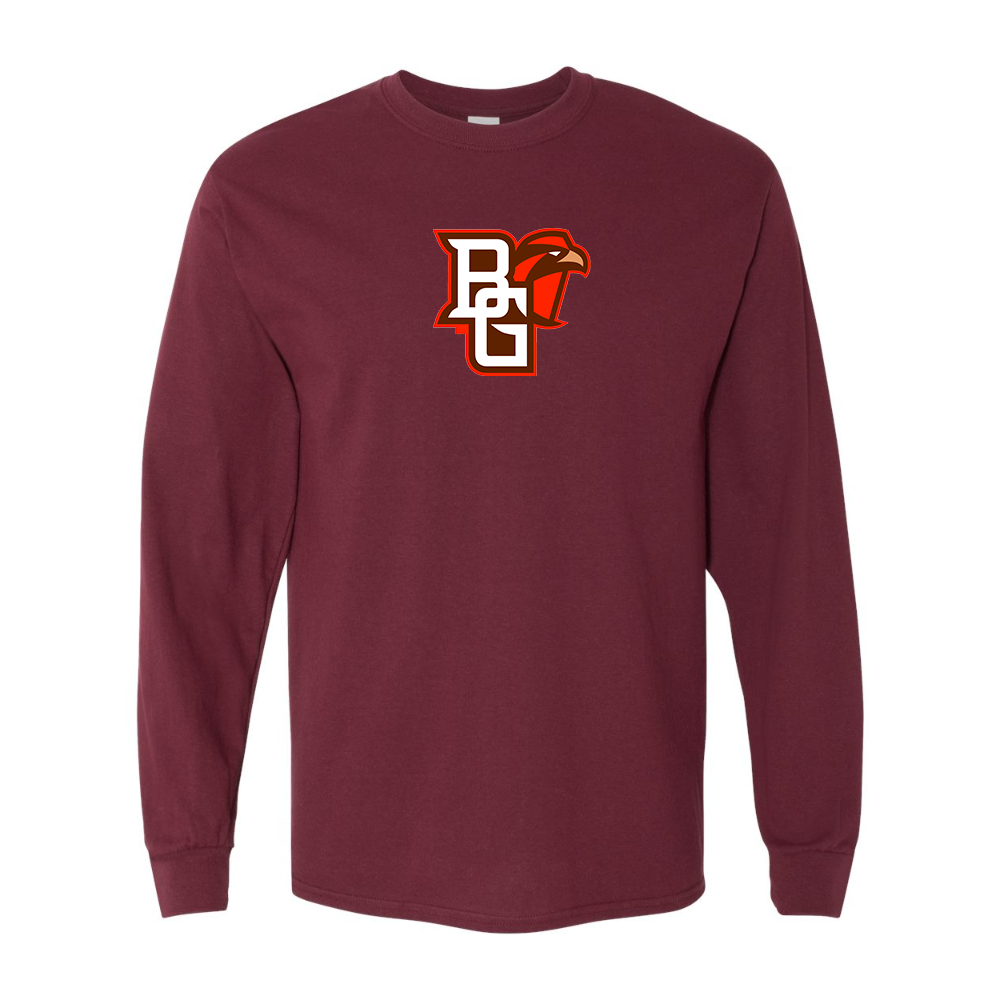 Men's Bowling Green Falcons Gildan Heavy Cotton Long Sleeve T-Shirt