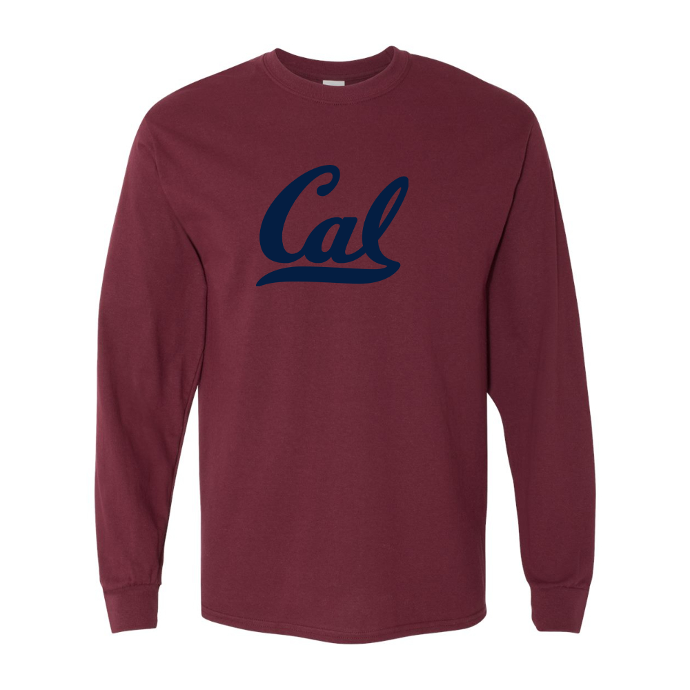 Men's California Golden Bears Gildan Heavy Cotton Long Sleeve T-Shirt