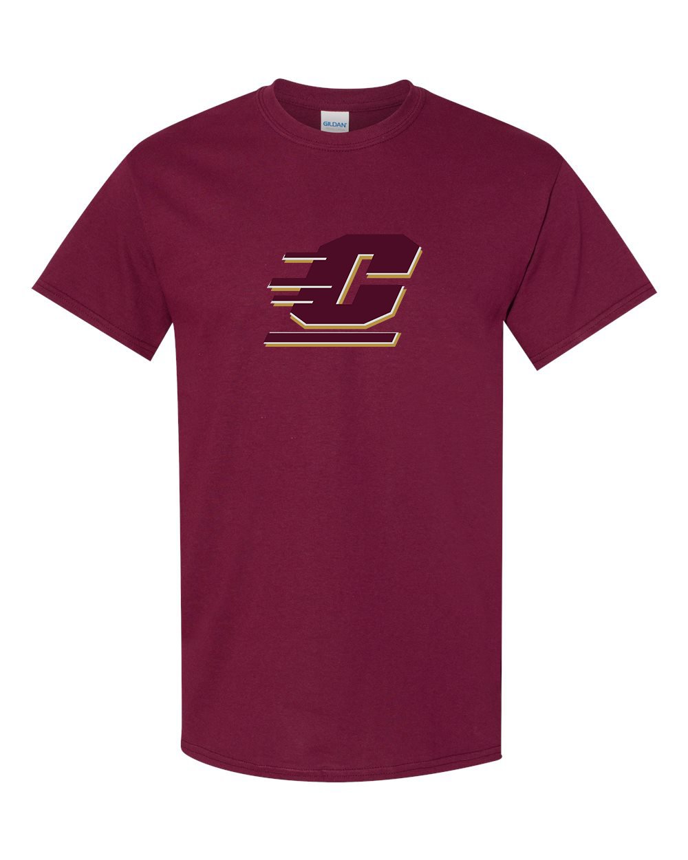 Men's Central Michigan Chippewas Gildan Heavy Cotton T-Shirt