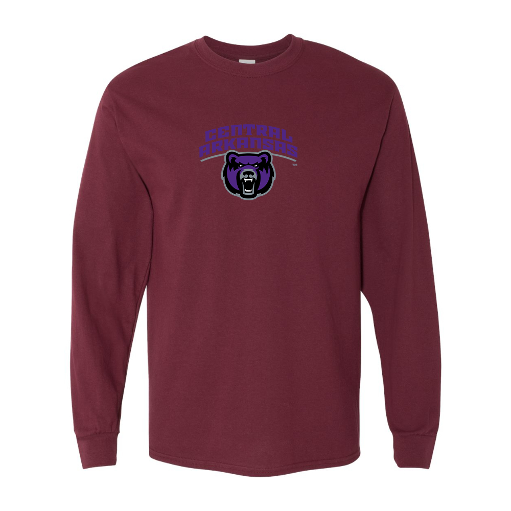 Men's Central Arkansas Bears Gildan Heavy Cotton Long Sleeve T-Shirt