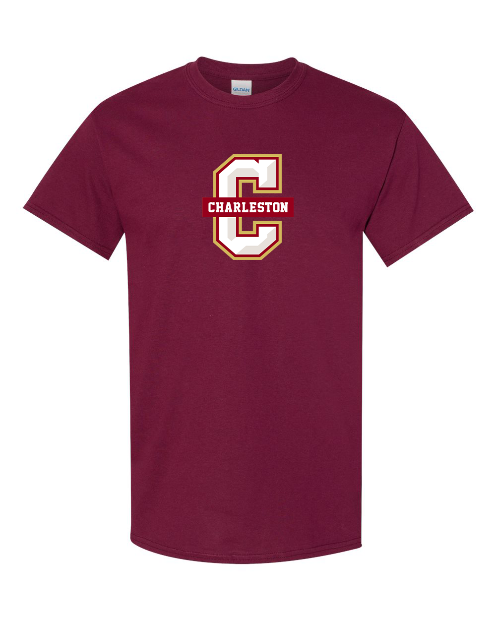 Men's Charleston Cougars Gildan Heavy Cotton T-Shirt