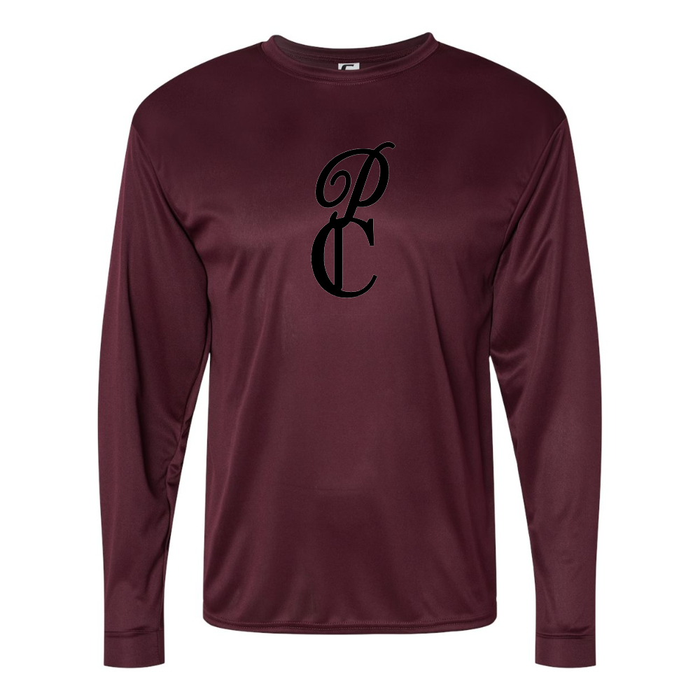 Men's P & C Black Performance Long Sleeve T-Shirt