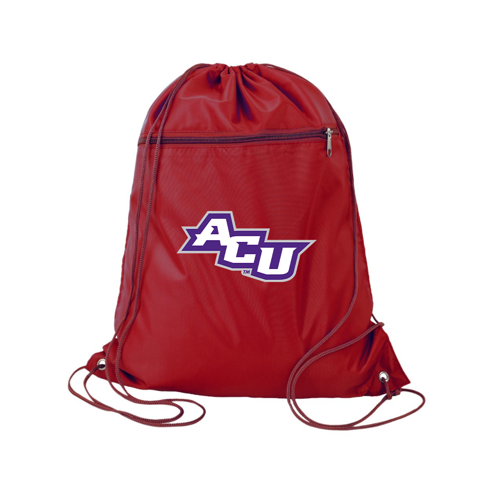 Abilene Christian Wildcats Q-Tees - Polyester Cinchpack