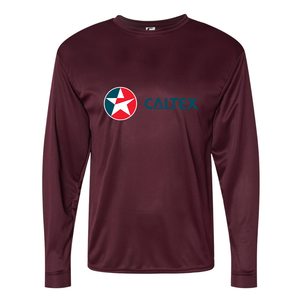 Men's Caltex Gas Station Performance Long Sleeve T-Shirt