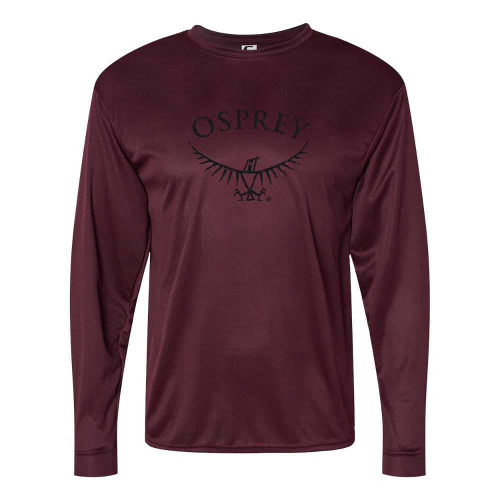 Men's Osprey Black Performance Long Sleeve T-Shirt