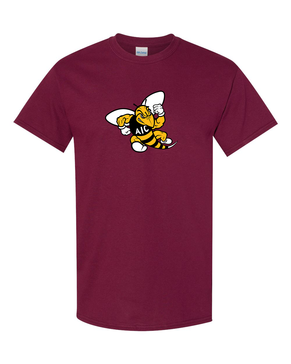 Men's AIC Yellow Jackets Gildan Heavy Cotton T-Shirt
