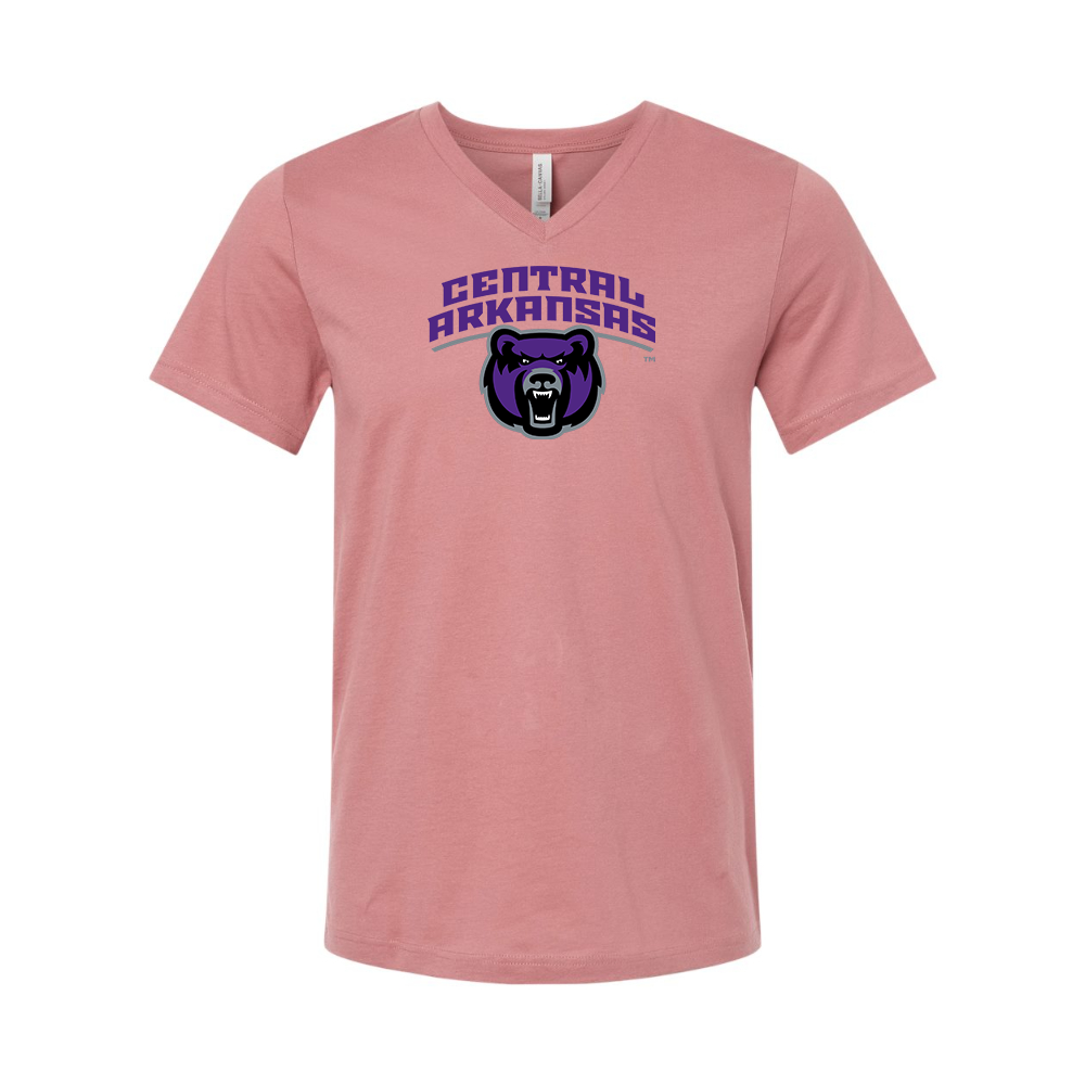 Central Arkansas Bears BELLA CANVAS - Jersey V-Neck T-Shirt