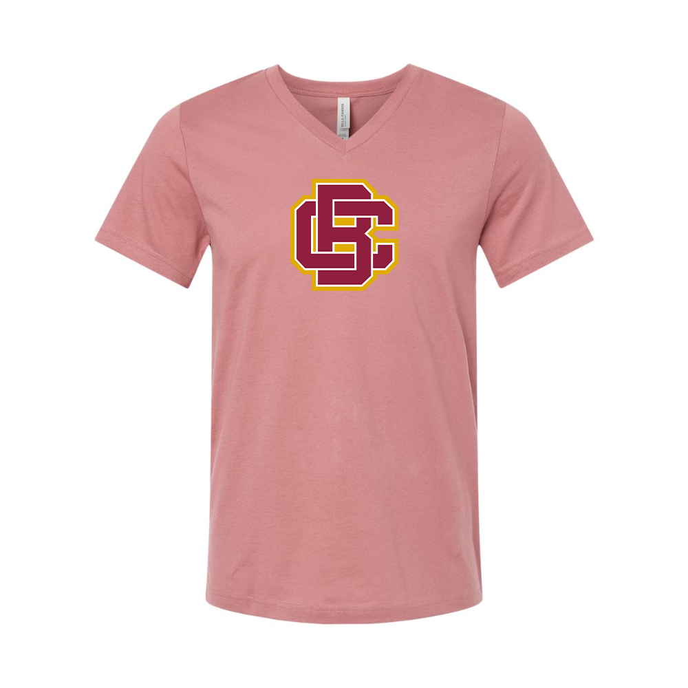 Bethune Cookman Wildcats BELLA CANVAS - Jersey V-Neck T-Shirt