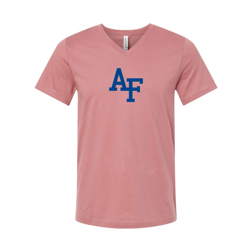 Air Force Falcons BELLA CANVAS - Jersey V-Neck T-Shirt