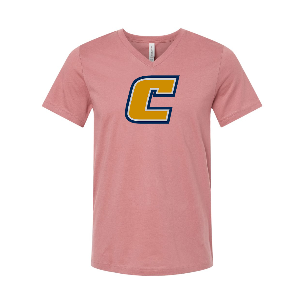 Chattanooga Mocs BELLA CANVAS - Jersey V-Neck T-Shirt