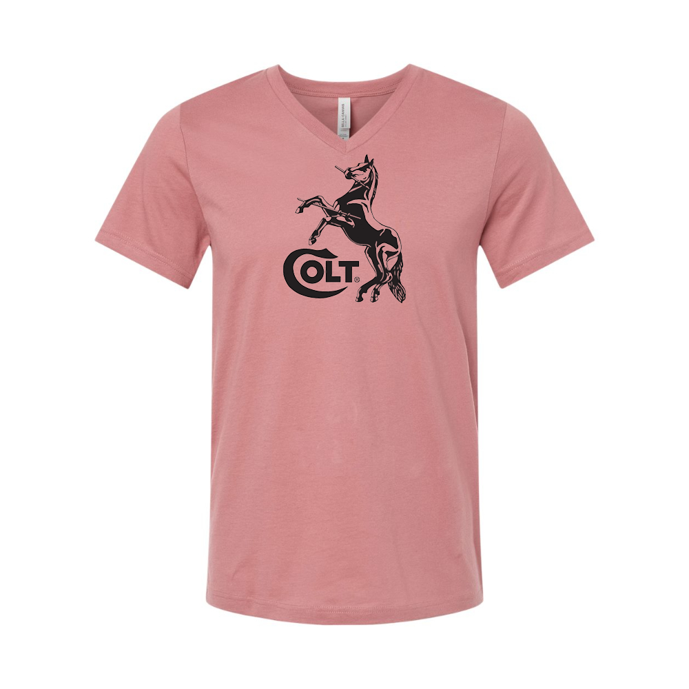 Colt Horse BELLA CANVAS - Jersey V-Neck T-Shirt
