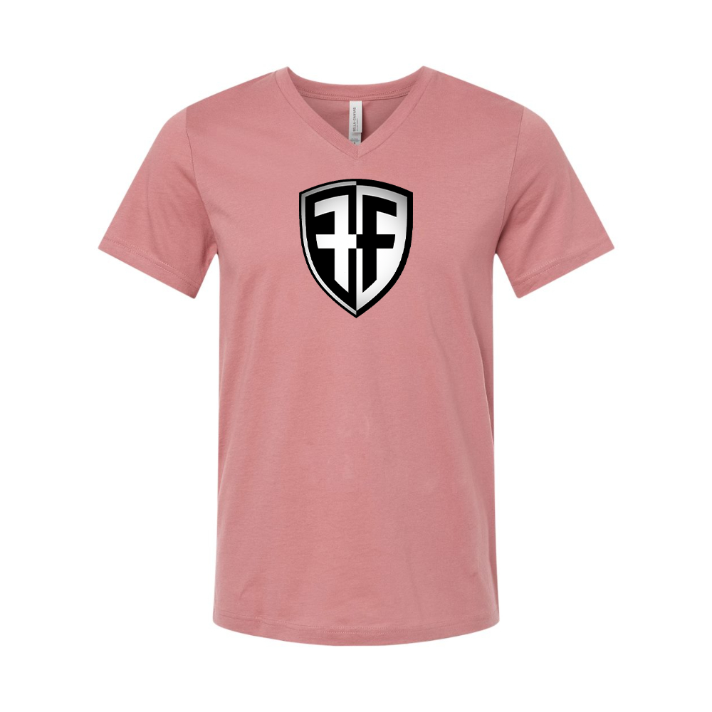 Foffa Bike BELLA CANVAS - Jersey V-Neck T-Shirt