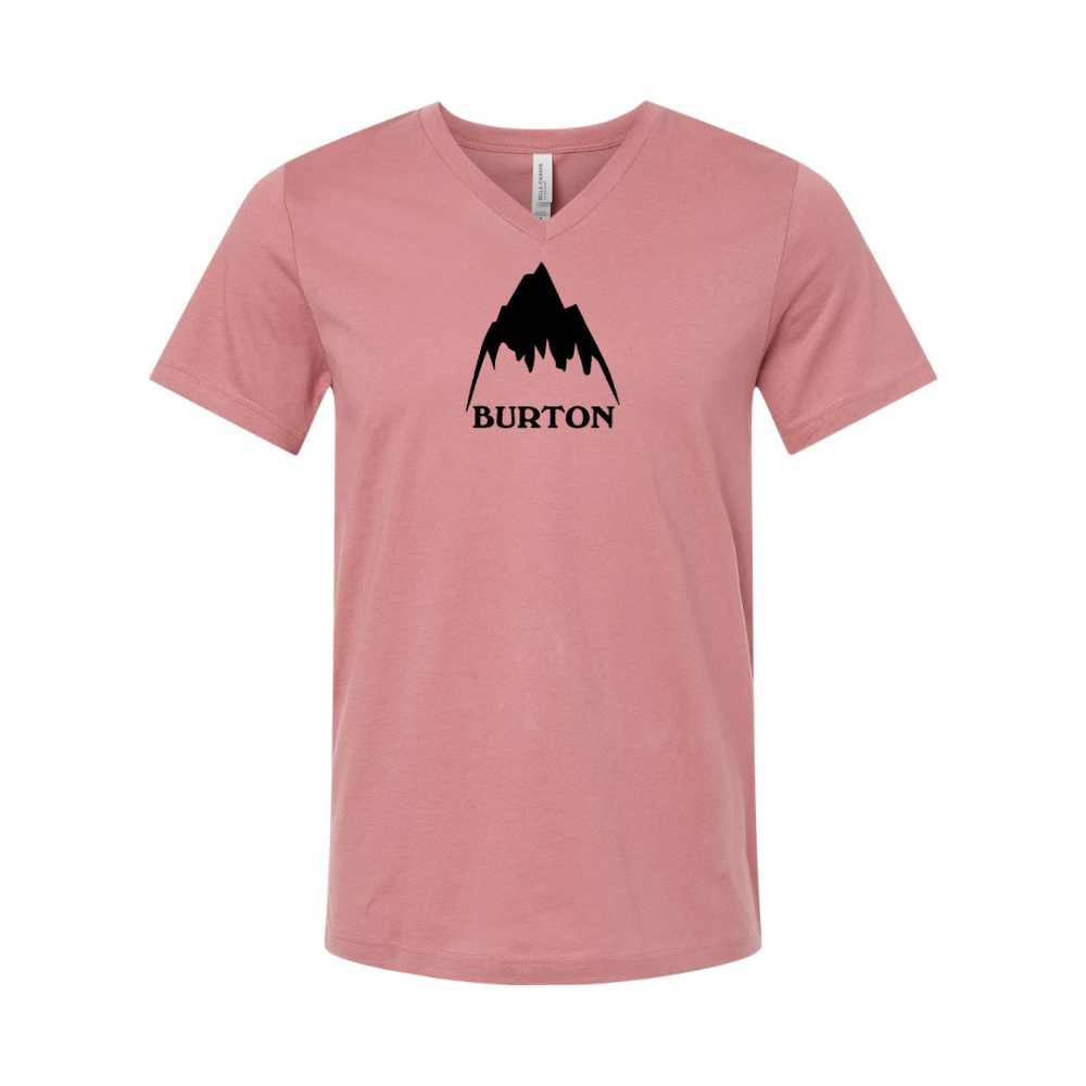 Burton Mountain BELLA CANVAS - Jersey V-Neck T-Shirt