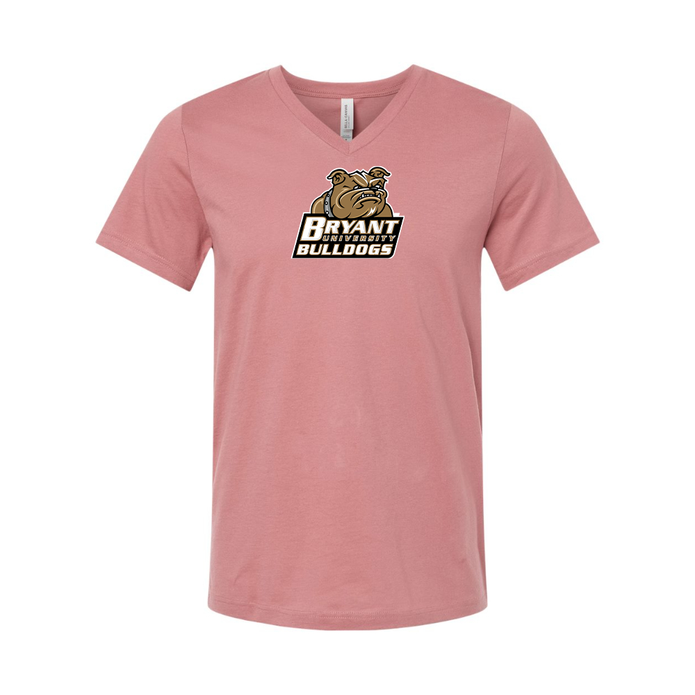 Bryant Bulldogs BELLA CANVAS - Jersey V-Neck T-Shirt