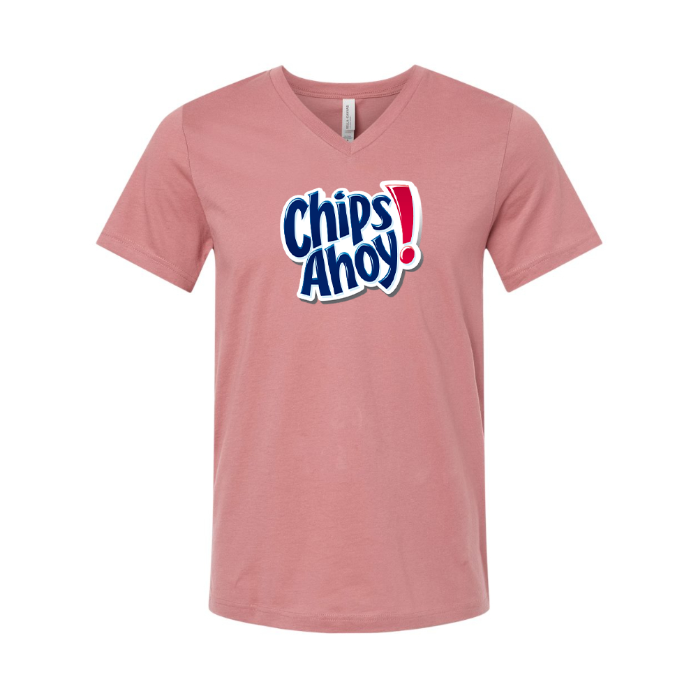 Chips Ahoy BELLA CANVAS - Jersey V-Neck T-Shirt