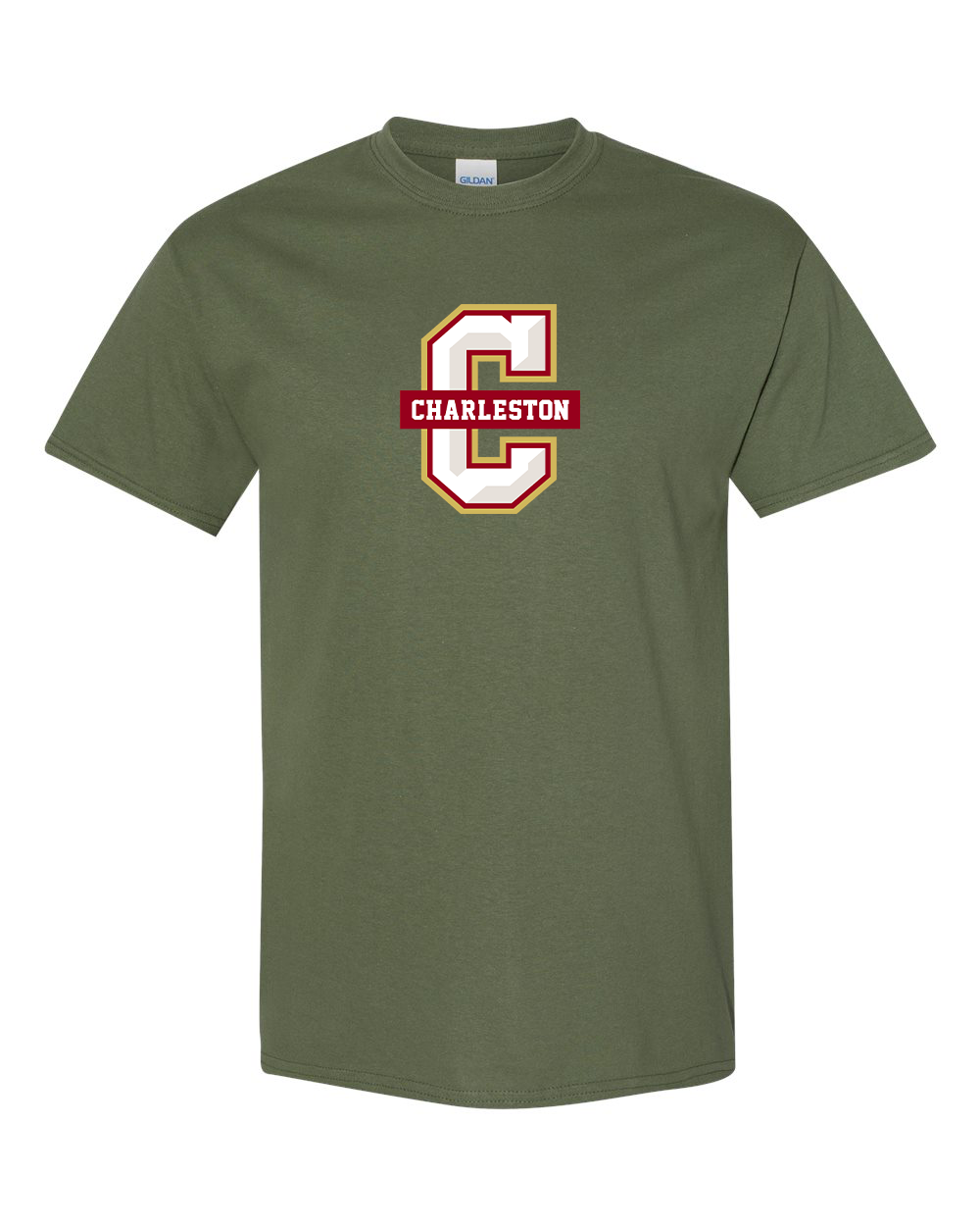 Men's Charleston Cougars Gildan Heavy Cotton T-Shirt